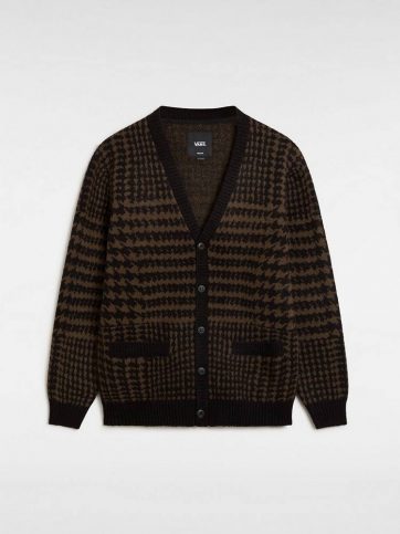 VANS VANS HOUNDSTOOTH CARDIGAN BLACK/TURKI