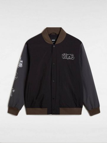 VANS VANS CRAZY EDDY BASEBALL JACKET BLACK/A X