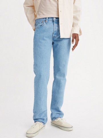 LEVIS LEVI'S 501® SLIM TAPER MED INDIGO - WORN IN