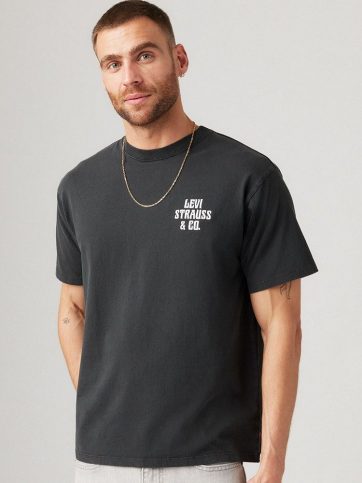 LEVIS LEVI'S VINTAGE FIT GRAPHIC TEE BLACKS