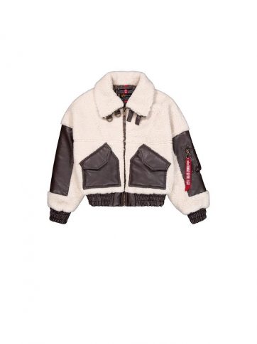 ALPHA INDUSTRIES ALPHA IND. TEDDY PU BOMBER WMN