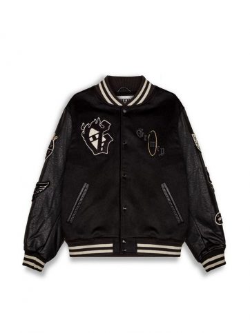 GRIMEY  GRIMEY SAOIRSE BASEBALL JACKET BLACK