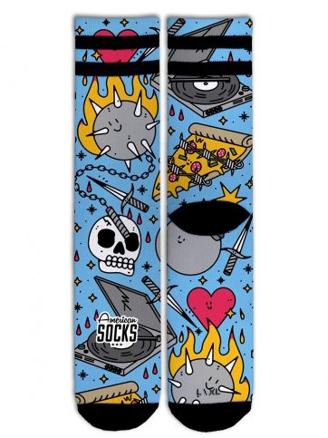 AMERICAN SOCKS AMERICAN SOCKS BLAST MID HIGH SIGNATURE