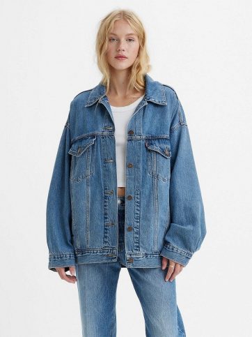 LEVIS LEVI'S XL WOMENS TRUCKER HOLD MY PURS