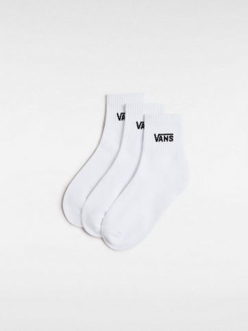 VANS VANS CLASSIC HALF CREW SOCK WHITE